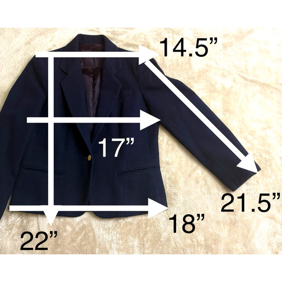 Women's "Raspini" One Bottom Suit Blue Navy Size 7/8 100% Pure Wool - Picture 10 of 10